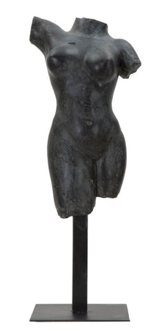 Buste Femme Polyrésine Noir