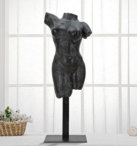 Buste Femme Polyrésine Noir