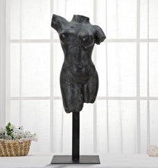 Buste Femme Polyrésine Noir