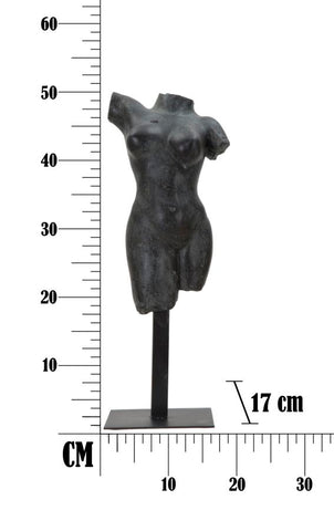Buste Femme Polyrésine Noir