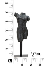 Buste Femme Polyrésine Noir