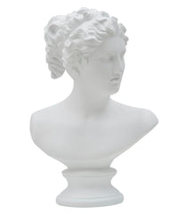Sculpture femme poly résine blanche