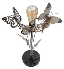 Lampe de table en métal Farfalle décorations papillons