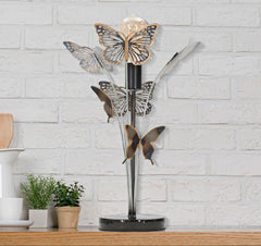 Lampe de table en métal Farfalle décorations papillons