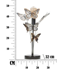 Lampe de table en métal Farfalle décorations papillons