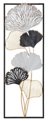 Panneau mural design géométrique métallique Ory couleurs Noir et Or