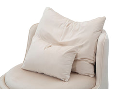 ARMCHAIR PARIS SPACE CREMA/GOLD CM Ø 84X72
