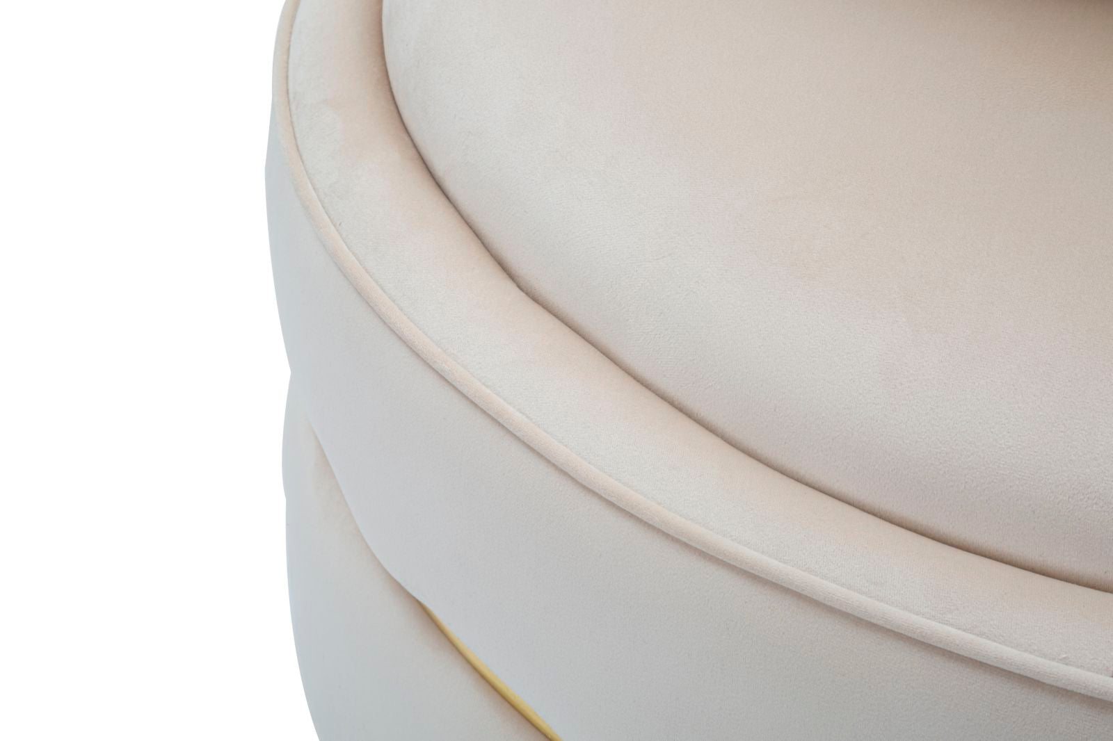 ARMCHAIR PARIS SPACE CREMA/GOLD CM Ø 84X72