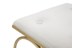 STOOL HEART CREMA CM 50X37,5X51,5
