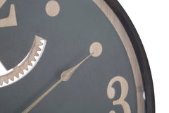 Horloge murale ronde décorations engrenages