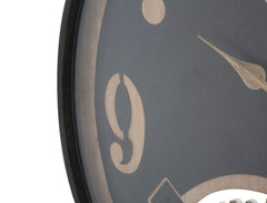 Horloge murale ronde décorations engrenages