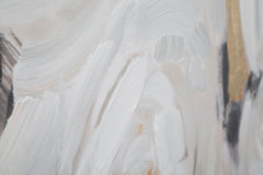 HANDMADE WALL PAINTING WHITE FLOWER -B- CM 90X3,7X90
