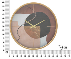 Horloge murale ronde design abstrait Moderne Ø 60 cm