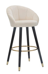 BAR STOOL PRAGUE CREMA CM 55X56X104