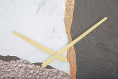 Horloge murale ronde design abstrait contemporain