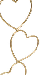 CANDLE HOLDER HEARTS CM 14,5X10X32,5
