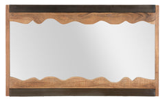 Miroir mural rectangulaire Acacia massif