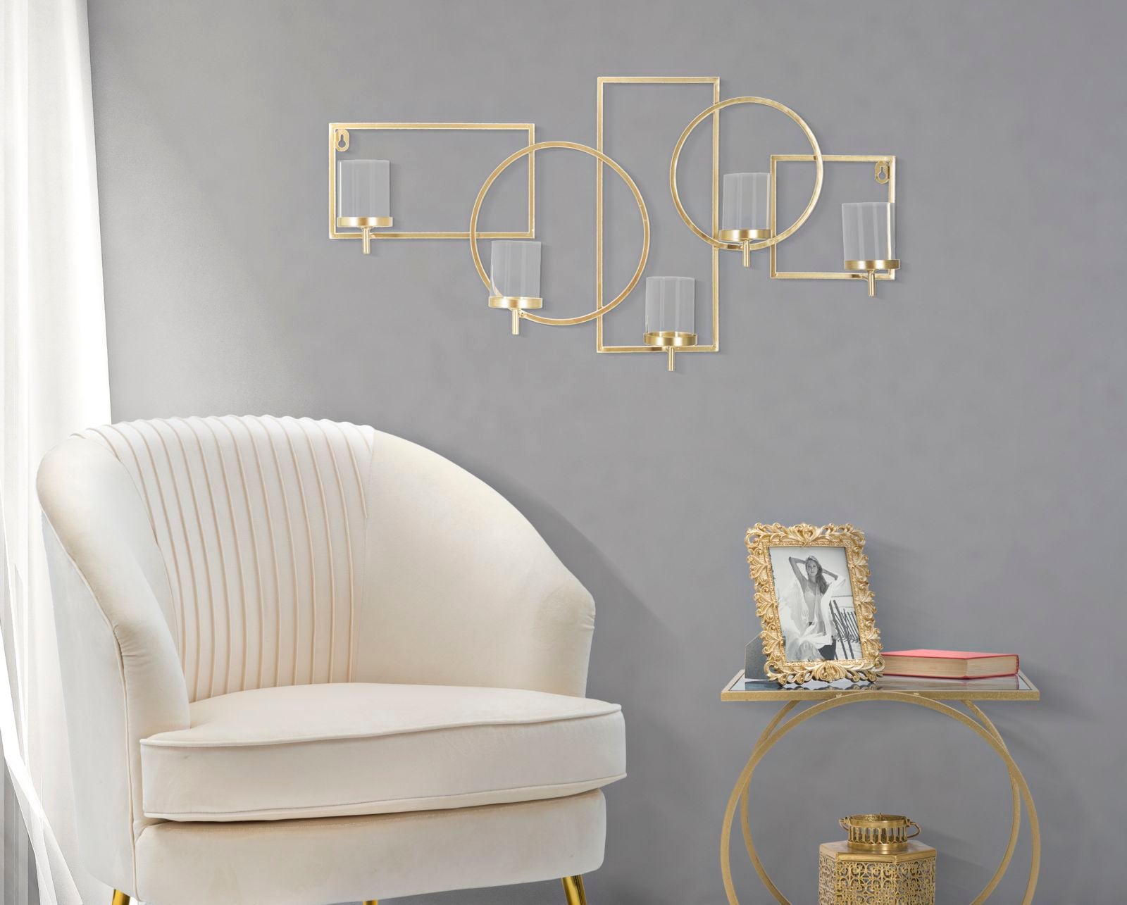 WALL CANDLE HOLDER MARIE CM 70X8,5X36