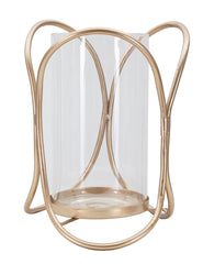CANDLE HOLDER GLOX DARK CM Ø 16X21,5