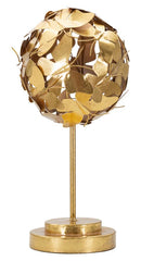 Sculpture en métal doré Papillons