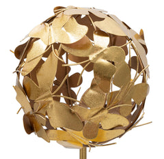 Sculpture en métal doré Papillons