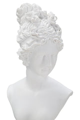 Sculpture Femme sur Colonne Blanc