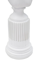 Sculpture Femme sur Colonne Blanc