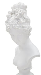 Sculpture Femme sur Colonne Blanc