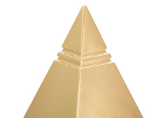 Objet décoratif Pyramide dorée