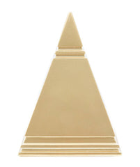 Objet décoratif Pyramide dorée