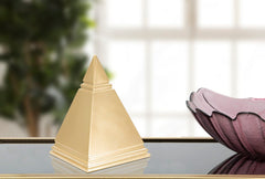 Objet décoratif Pyramide dorée
