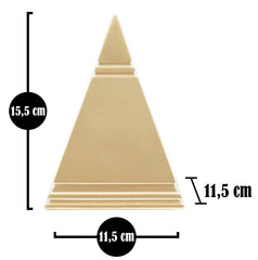 Objet décoratif Pyramide dorée