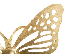 Ensemble de papillons muraux 3D or décoratifs 4 pièces