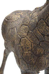 Lampe de table Girafe résine dorée