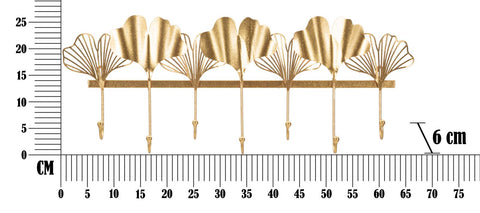 WALL HANGER  7 LEAVES CM 66,2X6X26,3