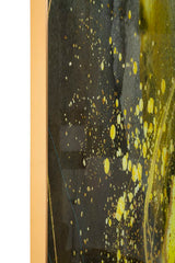 Panneau mural décoratif Sunny Verre avec cadre métal doré