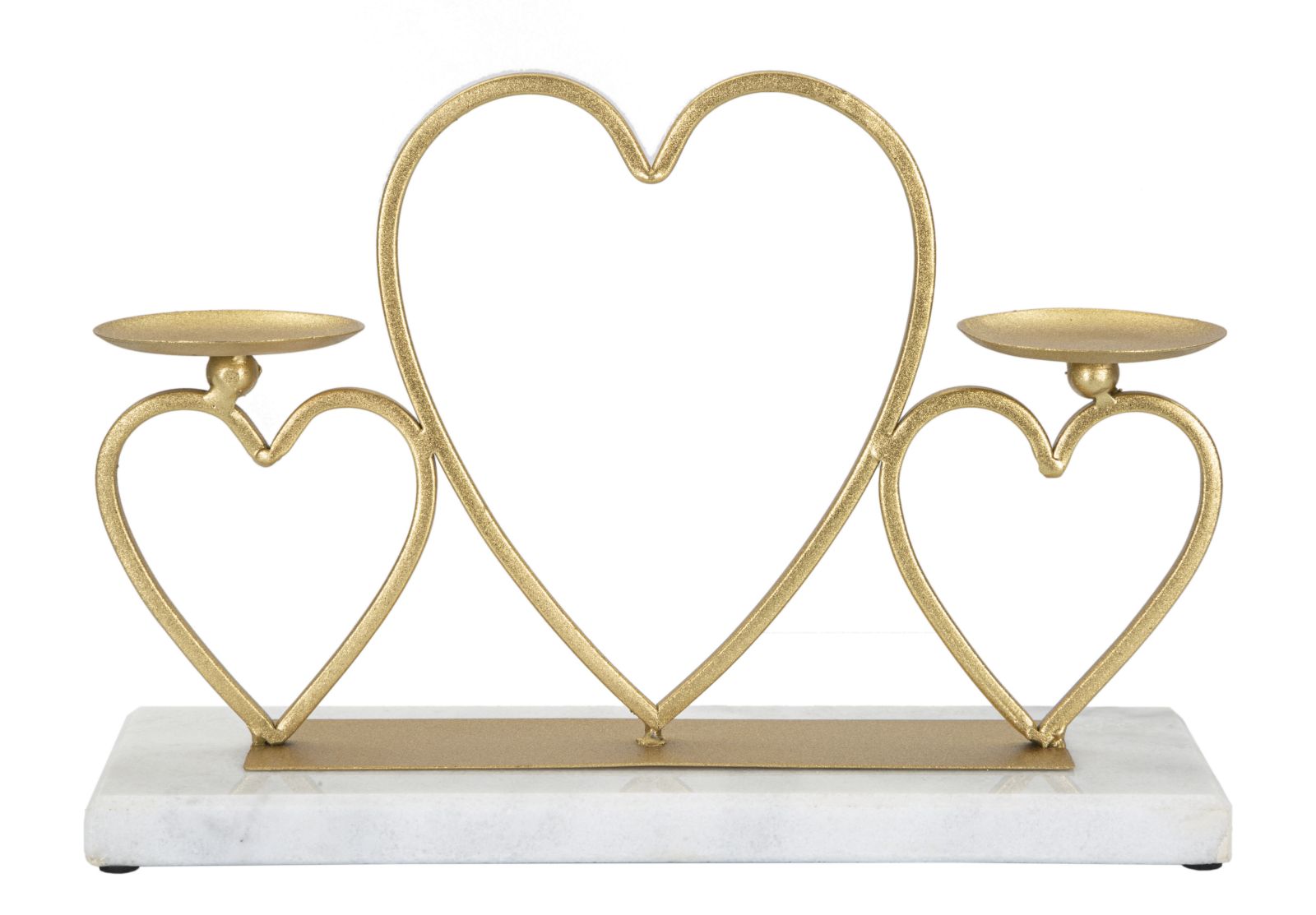 HEARTS CANDLE HOLDER CM CM 30X9X20