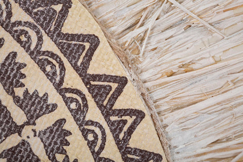Cuadro de pared Malind Decoraciones geométricas en relieve Tonos cálidos