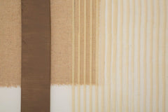 Peinture murale abstraite avec cadre en bois