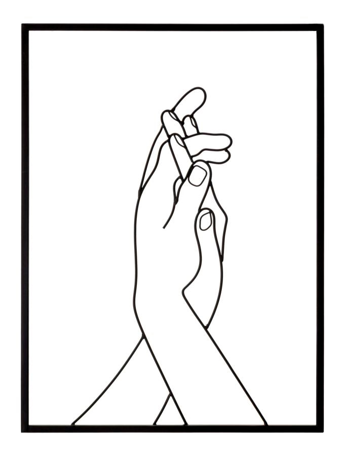 WALL DECORATION SIMPLY HANDS CM 40X1X55