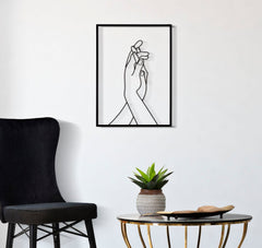 WALL DECORATION SIMPLY HANDS CM 40X1X55