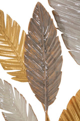 Panneau mural décoratif 3D feuilles multicolores