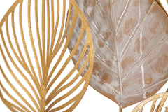 Panneau mural décoratif Félix 3D feuilles sculptées