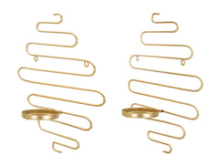 ALID WALL CANDLE HOLDER SET 2 PCS CM 33X10X34