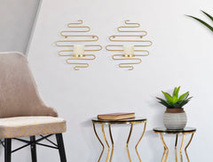 ALID WALL CANDLE HOLDER SET 2 PCS CM 33X10X34