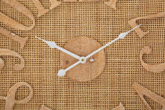 Horloge murale ronde Boho tissages raffinés