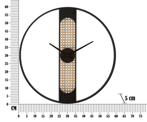 Reloj de pared redondo Ribby Cannage de Viena