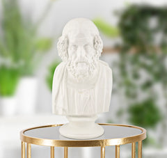 Statue Buste Sage Blanc