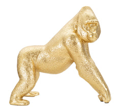 Statue Gorille dorée