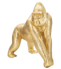 Statue Gorille dorée